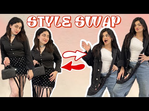 A STYLE SWAP! Fashion VS Comedy content creator!