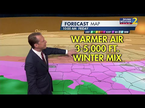 Much of metro Atlanta will see freezing rain on Friday