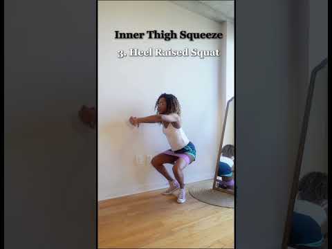 Inner thigh SQUEEZE! 4 moves to build the inner thighs! 💯