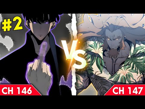 Sung Jinwoo vs Thomas Andre | International Guild Arc | Solo leveling CH 146 - 147