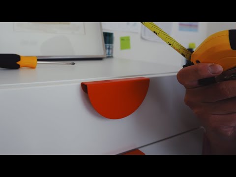 How To Install the Ikea Begripa Handle on a SMÅSTAD UPPFÖRA Drawer