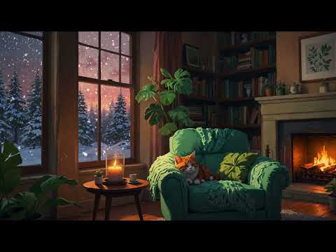 🔥Winter Serenity ❄️ | Cozy Lo-fi Beats for Relaxation & Focus ❄️