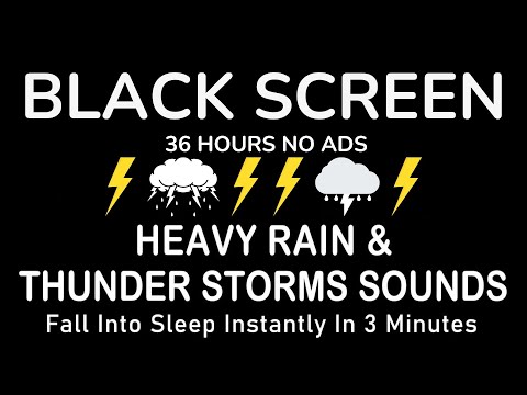 Achieve Deep Relaxation With Continuous Rain And Thunderstorm Sounds For Peaceful Rest