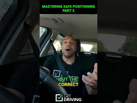 How to master safe positioning #driving #drivinglesson #drivingtips #shorts