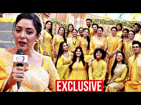 Anupama Interview -Anumapa Serial On Location | Prem And Rahi Haldi Special EXCLUSIVE Rupali Ganguly