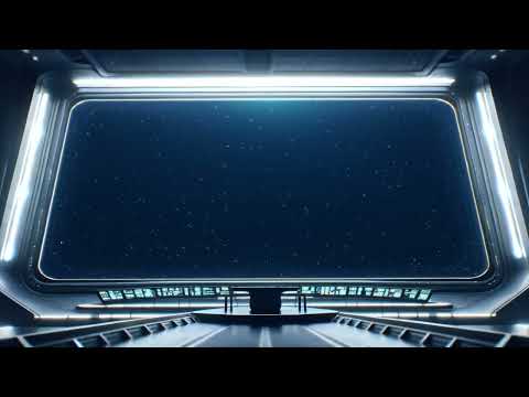 Spaceship Bridge || Main View-Screen Ambience Warp-Speed (4K Star Trek Sleep Sounds)