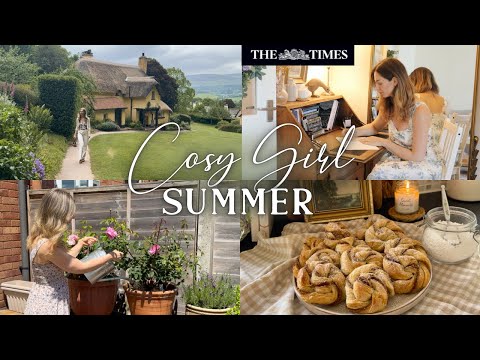 Cosy Summer Day In My Life: Small Cottage Garden, Cosy Tea Room & Baking, Slow Living English Vlog