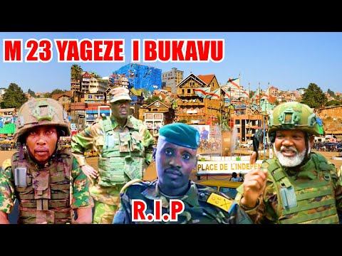 BREAKING🚨M23 YINJIYE BUKAVU IHITA YICA JENERALI WA CONGO N'ABAKOMANDO BA TANZANIA/URWANDA RURITEGUYE