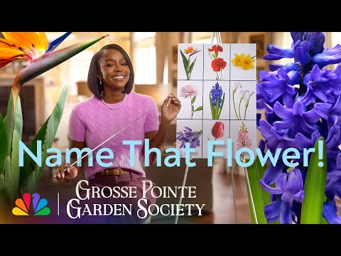 The Cast Takes the Ultimate Flower Knowledge Test | Grosse Pointe Garden Society | NBC