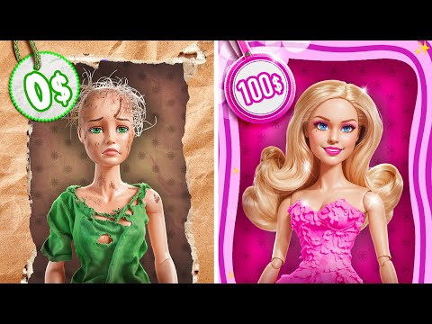 From Rags to Royalty: Barbie's Fairy Tale Transformation! ✨👑