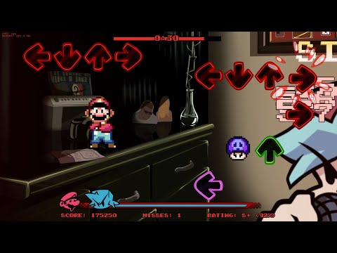 FNF' Vs Mario Madness V2 GAMEPLAY  - Bad Day