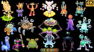 Ethereal Workshop - All Monster Sounds and Animations (My Singing Monsters) 4k