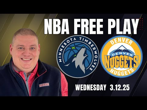 Timberwolves vs Nuggets - Free NBA Bet l Wednesday 3/12/25 | Craig's NBA Picks l #nbabets