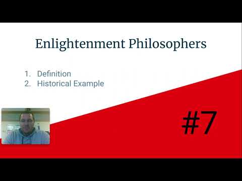 EOC Review: Enlightenment Philosophers