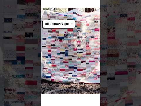 DIY scrappy quilt - The clustered quilt project