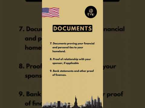 U.S.A study visa required documents during an Interview #thevisaengineers