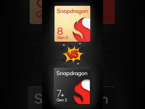 Snapdragon 8 Gen 3 VS Snapdragon 7+ Gen 2 | Full Comparison ⚡ Which one is Best? #pocof5 #xiaomi14