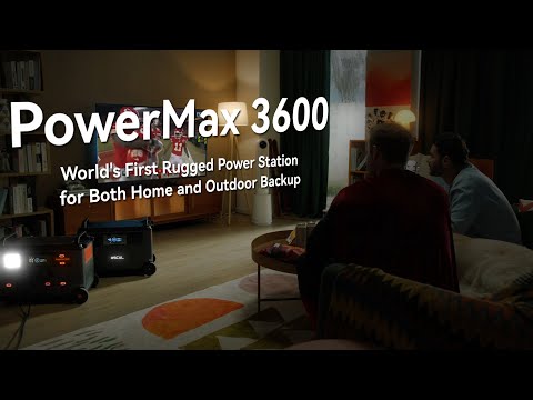 Power outage while watching a rugby game? Try OSCAL PowerMax 3600!