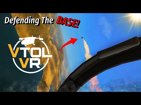 Defending our Base from Enemy BOMBERS! | Vtol VR