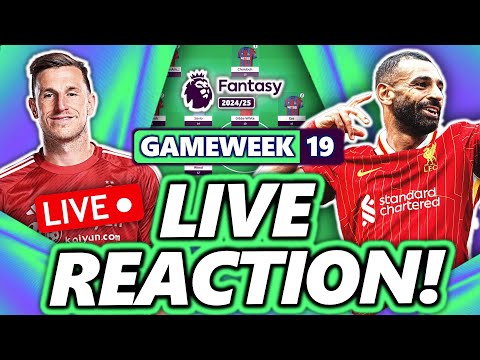 TOP 100k! FPL GAMEWEEK 19 REACTION STREAM! | Fantasy Premier League 24/25