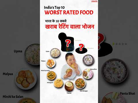 Top 10 Worst Rated Food Of India 2025