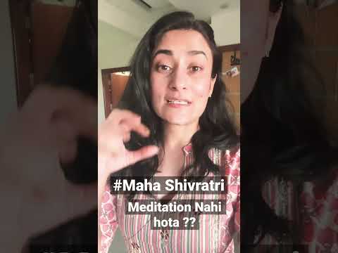 #Meditation Nahi Hota ☹️? #mahashivaratri | Be More with Dr. Archana #shorts