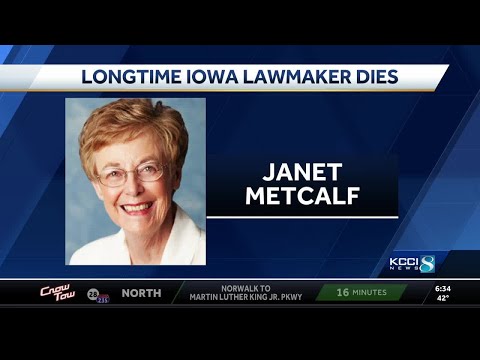 Longtime Iowa House member Janet Metcalf dies