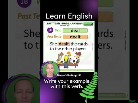 Past Tense of DEAL in English ✅ English Pronunciation of DEALT | Learn English Irregular Verbs