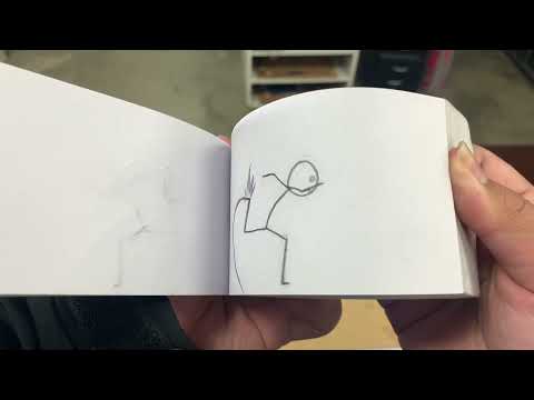 FLIPBOOK PSA "EXERCISE DAILY" BY KEVIN