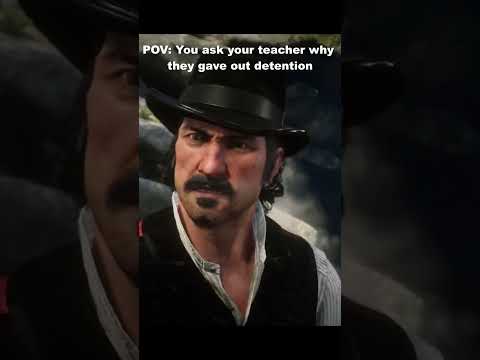 They was talking... RDR2