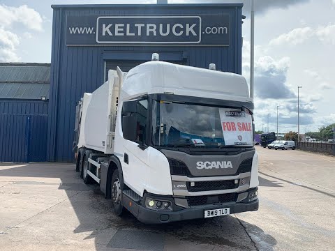 (SOLD) August 2019 #Scania L280B 6x24NB Low Entry Domestic Twin Bin Lift Faun Zoeller Variopress