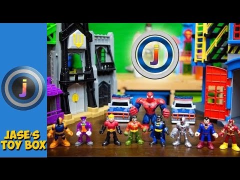 New Imaginext Toy Story! Spiderman Hulk and Batman! Jase's Toy Box!