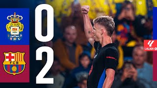 LAS PALMAS 0 vs 2 FC BARCELONA | LALIGA 2024/25 MD25 (WITH COMMENTARY)