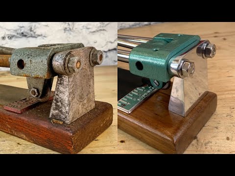 Vintage Rusty Tile Cutter Restoration