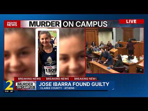 Laken Riley murder trial: Jose Ibarra found guilty on all counts