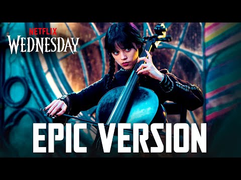 Wednesday Playing Cello Theme | Paint It Black - The Rolling Stones (Episode 1 Soundtrack Netflix)