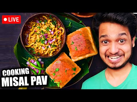 Cooking Misal Pav Live with MOM - Cooking with Ezio (Misal Pav Recipe)