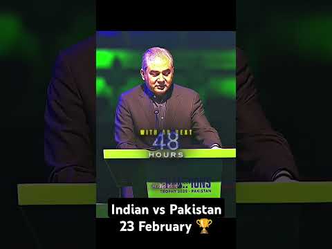 IND vs pak 23 February 💫 champion trophy 🏆#cricket #cricketlover #cricketshorts #india #pakistan