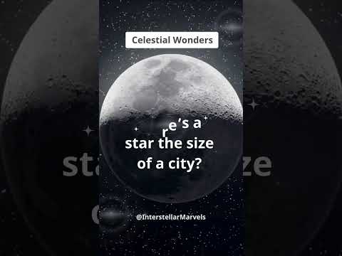 City-Sized Star: A Neutron Star's Massive Weight!#Celestial Bodies #SpaceExploration #shorts