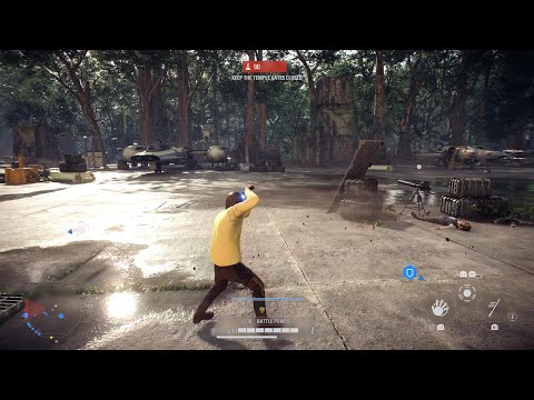 STAR WARS Battlefront II Galactic Assault (PS5) Luke Skywalker Gameplay