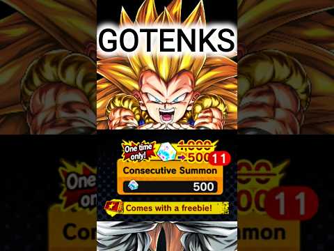 CAN THIS 500 CC GONNA GIVE ME LF GOTENKS!!? #dragonballlegends#dblegends#dbl#dbz#dblsummoning#short