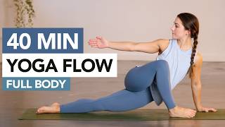 40 Min Intermediate Yoga Flow | Full Body Yoga Routine