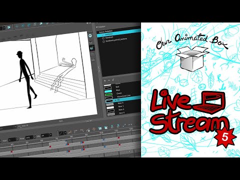 Live Stream Nº5: "Animating a Shadow" with ToonBoom Harmony