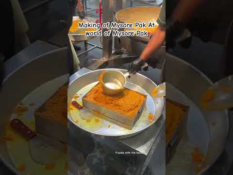 Mysore Pak at World of Mysore Pak #mysore #mysorepak #food