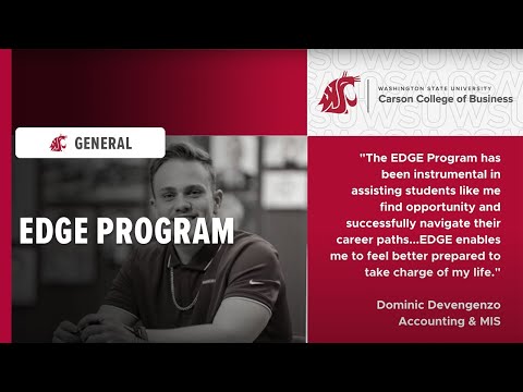 Carson College of Business EDGE Program 2022