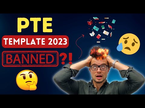 PTE Template 2023 ALL BANNED?! 🤯 (for essay writing, describe image, retell lecture, summarize...)