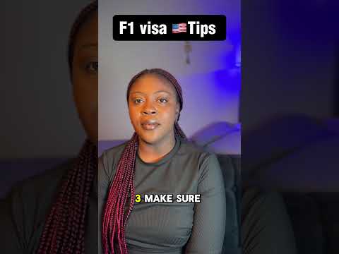 F1 Visa🇺🇸Tips…..# #graduatefunding #educationusa #motivation #f1visainterview #freemba