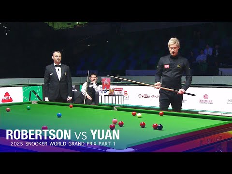 Neil Robertson vs Sijun Yuan 2025 Snooker World Grand Prix Part 1