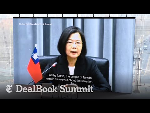 Taiwan’s President Tsai Ing-Wen on the Threat of a Chinese Invasion | DealBook Summit 2023