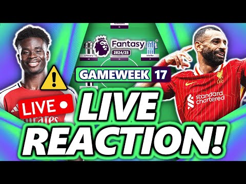 110 POINTS! FPL GAMEWEEK 17 REACTION STREAM! | Fantasy Premier League 24/25